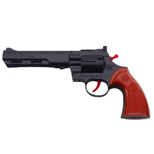Cap Revolver Gun Prop Shot Sound Fekete