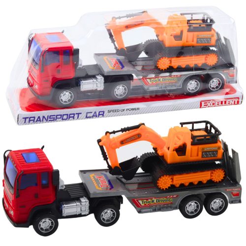 Set Truck Tow Truck Félpótkocsi lánctalpas kotró