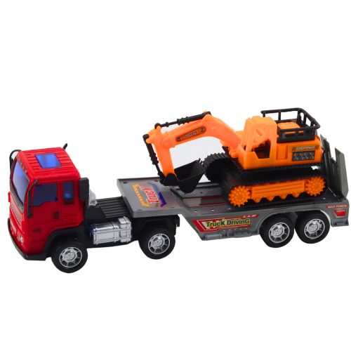 Set Truck Tow Truck Félpótkocsi lánctalpas kotró