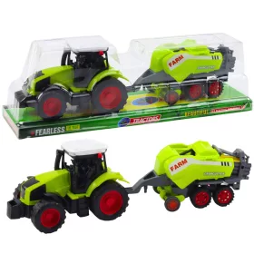   Traktor traktor mezőgazdasági bálázó széna bálázó zöld halmaza