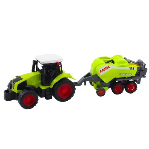 Traktor traktor mezőgazdasági bálázó széna bálázó zöld halmaza