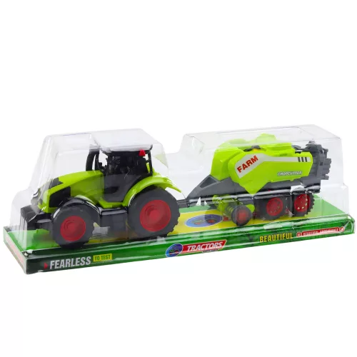Traktor traktor mezőgazdasági bálázó széna bálázó zöld halmaza
