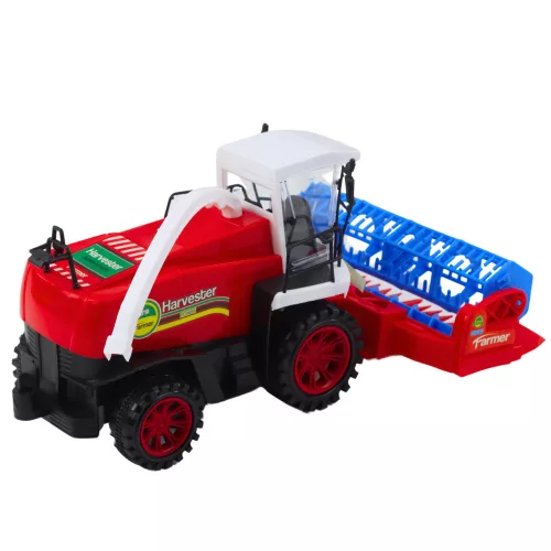 Kombájn Farm mezőgazdasági fejléc meghajtó piros
