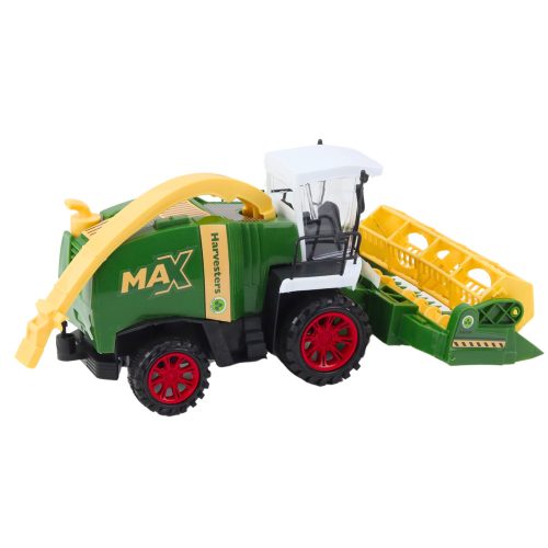 A kombájn Farm Mezőgazdasági fejléc meghajtása zöld