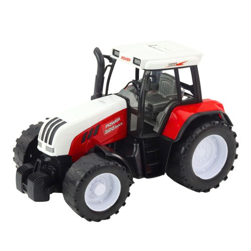 Mezőgazdasági traktor Utánfutós takarmánykeverővel Piros 60cm