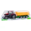 Mezőgazdasági traktor Sárga Pótkocsival Piros 46cm
