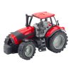 Mezőgazdasági traktor ekehajtással, piros 50cm