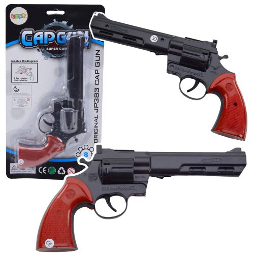 Sapka Revolver Fegyver Kellék Lövés Hangja Fekete