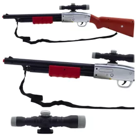   Puska Sörétespuska Prop Vállpánt Távcső Barna Sounds 65cm