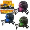 Spider Anti-Stress Squishy játék gél golyókkal, fekete