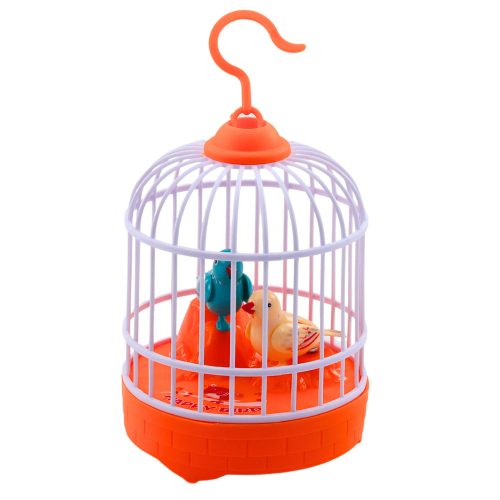 Akkumulátoros madárketrec-lámpák narancssárgán hangzanak