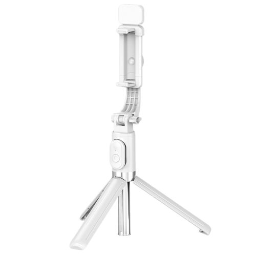 Selfie Stick állványos telefon távirányító Bluetooth tartó ZS8 fehér