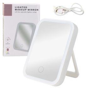   LED-es megvilágított tükör 3 világítási mód 90°-os dőlésszög fehér