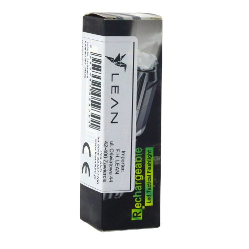 LED zseblámpa állítható zoom 3 világítási mód USB töltés fekete