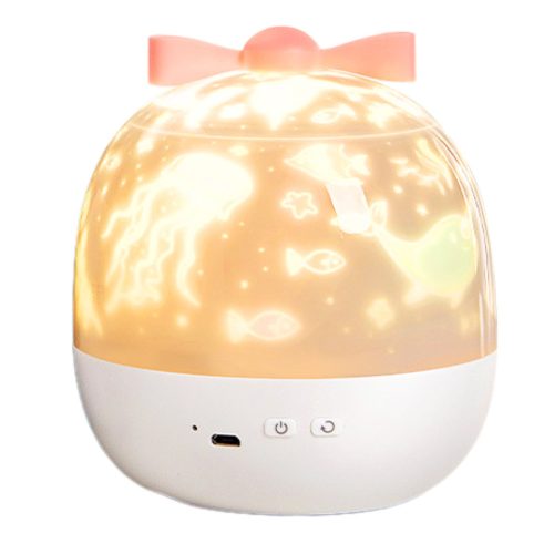 Star projektor gyerekeknek éjszakai fény 6 cserélhető vetítés