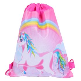 Iskolai cipőtáska Tornaruha Rainbow Unicorn 35x27 cm