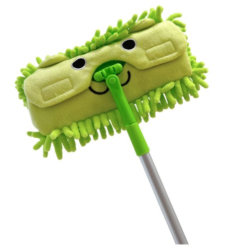 Gyerek Felmosó Teleszkópos Nyéllel Állatzöld