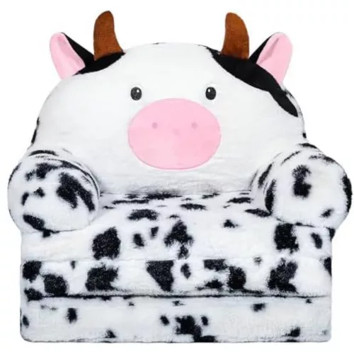 Cow 3 szintes dönthető gyerekfotel fekete-fehér 50x50cm