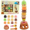 Ice Cream Tower Árkádjáték Színes gombok 17 db.