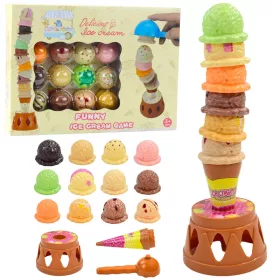 Ice Cream Tower Árkádjáték Színes gombok 17 db.