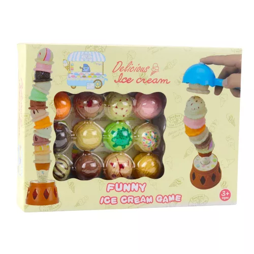 Ice Cream Tower Árkádjáték Színes gombok 17 db.