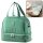 Hőszigetelő reggelizőtáska állítható pánttal, zöld 27cm