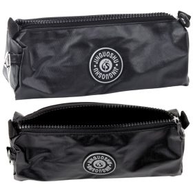 Iskolai tolltartó-rendező egyrekeszes fekete 21,5 cm