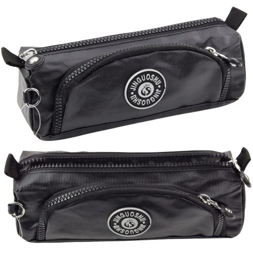 Funkcionális iskolai tolltartó, két zsebes medálmix