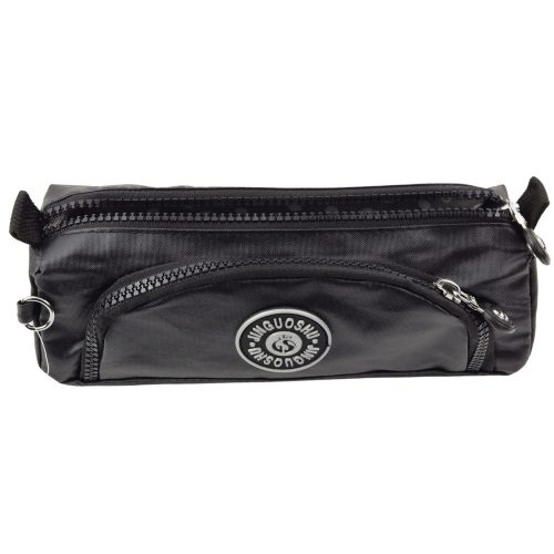 Funkcionális iskolai tolltartó, két zsebes medálmix