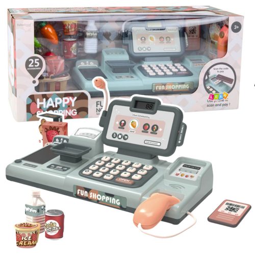 Pénztárgép élelmiszerbolt-olvasó telefon 25El