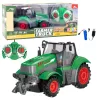 Távirányítós RC mezőgazdasági traktor zöld 1:24