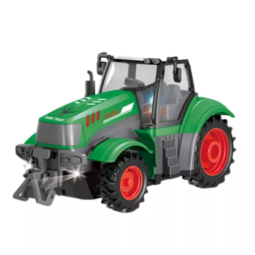 Távirányítós RC mezőgazdasági traktor zöld 1:24
