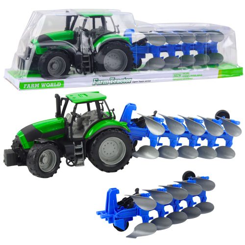 Mezőgazdasági traktor ekehajtással Green 50cm