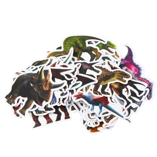 Matrica készlet dinoszauruszos gyerekeknek 4-7cm 50db