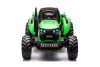 HC-306 Akkumulátoros traktor pótkocsival Világoszöld 24V