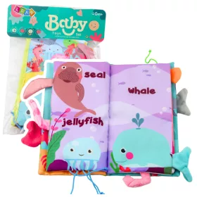 Soft Sensory Book Tengeri állatok Susogó nyikorgó