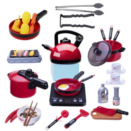 Konyhai készlet Fazekak Étel Elemes főzőlap tartozékok 36 db