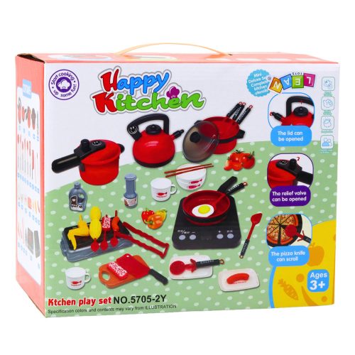 Konyhai készlet Fazekak Étel Elemes főzőlap tartozékok 36 db