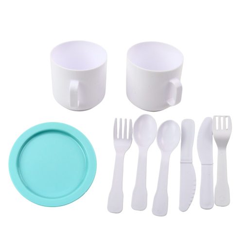 Játék mosogatógép gyerekeknek edények kék