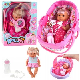 Baba a hordozó cumisüvegben, cumi beszél Babbles Weekly