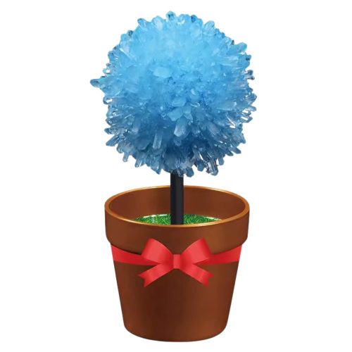 Kristálytermesztési varázslatos Kristályfa oktatási kísérlet