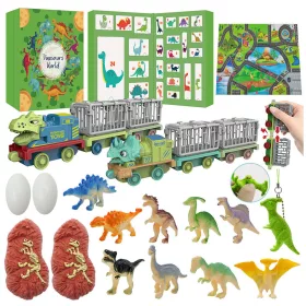   Adventi naptár gyerekeknek dinoszaurusz figurák kiegészítők
