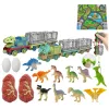 Adventi naptár gyerekeknek dinoszaurusz figurák kiegészítők