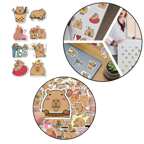 Kapibara papírmatrica szett, különböző minták, 50 db.