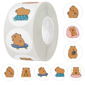   Kapibara matricák ragasztószalag különböző minták 2,5 cm 500 db