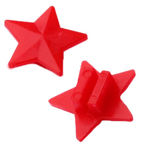 Gyöngykészlet Kerékpárküllőhöz Csillagok Színes 2cm 35db