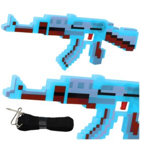 Pixel Rifle fegyverlámpák kék hangokkal 39cm