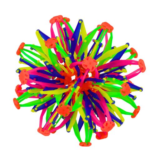 Teleszkópos labda, kihúzható, Magic Blue Pink Green Mix, 18/32cm