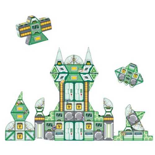 Mágneses blokkok Űrállomás 4D 108db