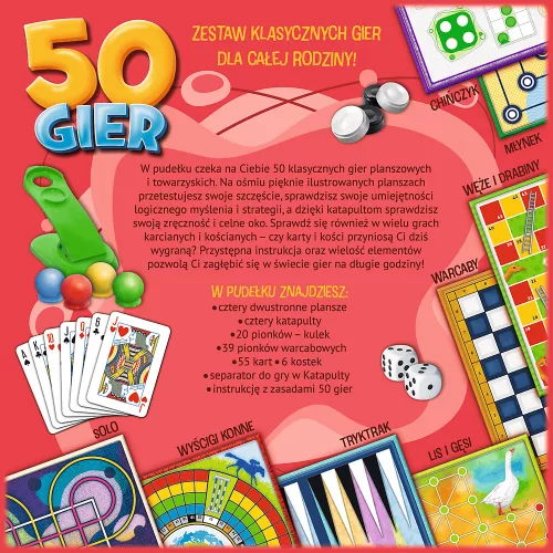 KALEIDOSCOPE játékszett – 50 játék Trefl 02116